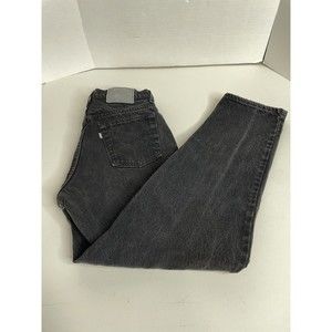Vintage Levi’s Silver Tab Loose Fit Black Jeans, Womens 27X29, Denim Logo